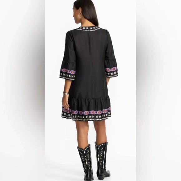 JOHNNY WAS HAILEE MINI DRESS     COLOR: Western Kasumi - Picture 4 of 11